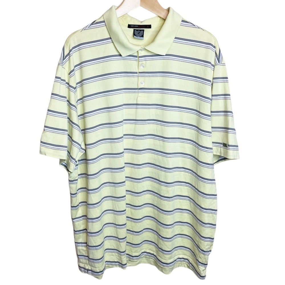 Nike Tiger Woods Collection Stripe Golf Polo Shirt XXL